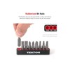 TEKTON 1/4 Inch Hex Bit Set with Rail, 9-Piece (2-6