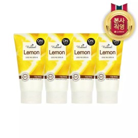 On The Body 온더바디 더내추럴 산뜻 레몬 클렌징폼 120G4개 201831 On The Body The Natural Refreshing Lemon Cleansing Foam 120G 4 Pieces