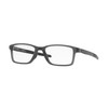 Oakley Men's Ox8112 Gauge 7.1 Rectangular Prescription Eyeglass Frames, Satin