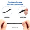 lvvfit Soft Silicone Eyeglasses Temple Tips Sleeve Retainer,Anti-Slip Elastic Comfort