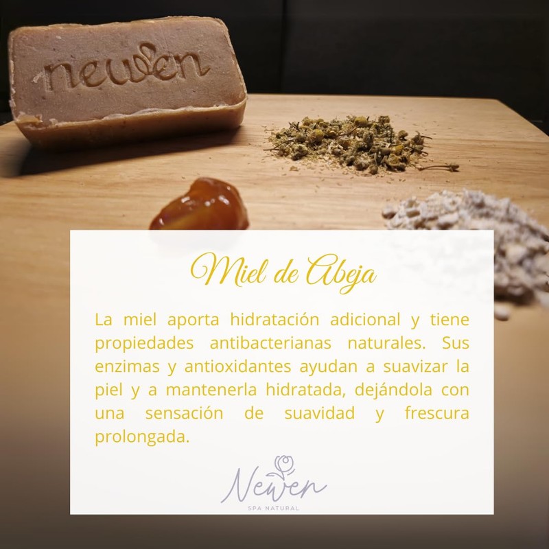 Newen Jabón corporal Natural - Barras con ingredientes activos, Sábila,