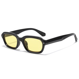 FEISEDY B1293 Sunglasses, Unisex, UV400, Classic, Vintage, Fashion, Driving, Sports, Fishing, yellow