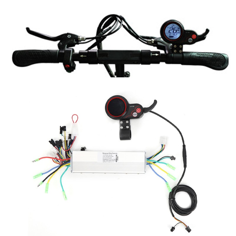 LCD Colorful Screen Controller Thumb Throttle Double Drive for Electric