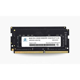 Adamanta 16GB (2x8GB) Memory Upgrade Compatible for 2017 Apple iMac 27"/21.5" Retina 5K/4K or Non-Retina Display DDR4 2400MHz PC4-19200 SODIMM 1Rx8 CL17 1.2v Single Rank RAM DRAM