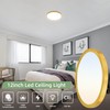 hykolity 12 Inch Selectable CCT LED Round Flat Panel Light,