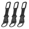 XSAJU Plastic Bottle Holder with Carabiner, Set of 3, Drink