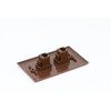 RiteAV 1 Gang 2 Port Cat6 Wall Plate - Brown
