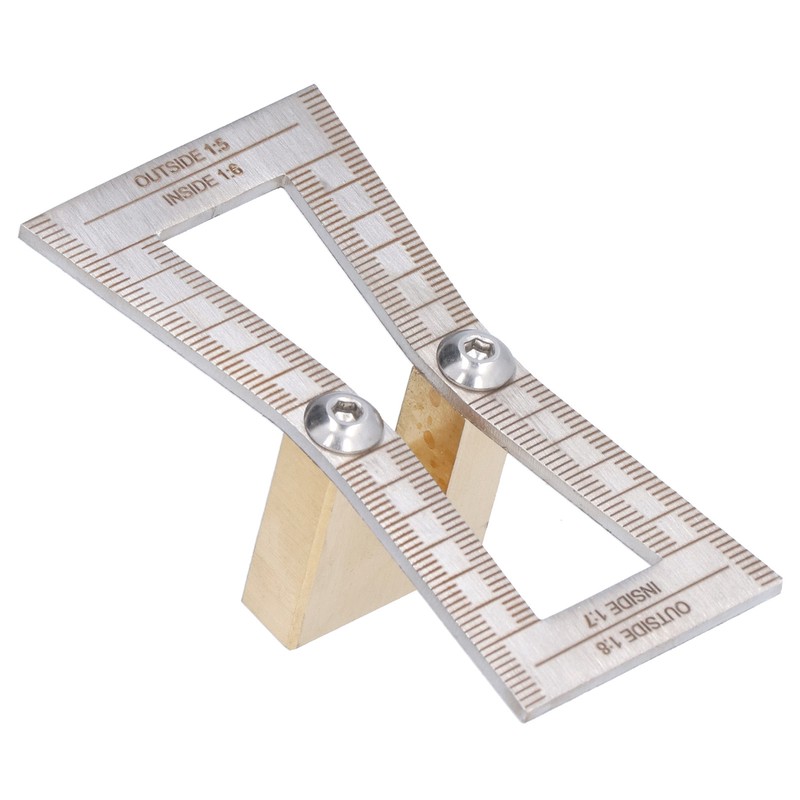 Dovetail Marker Woodworking Dovetail Scribing Gauge Measuring Tool with 1:5/1:6/1:7/1:8