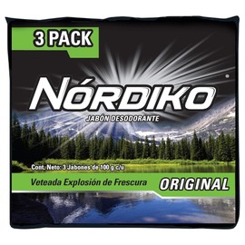 Nordiko Body Soap Bars - Toilet Soap Bars, Bath Soap Bars Deodorant, 3 Pack, 3.5 Oz Each, Premium Cleansing and Refreshing Formula for All Skin Types