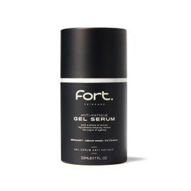 Fort Skincare - Anti-Fatigue Gel Serum for Men - 50ml - Fresh & Radiant Skin - Reduce Wrinkles -Bergamot, Cedar Wood & Patchouli - with Natural Ingredients - Ideal for all Skin Types - Mens Skincare