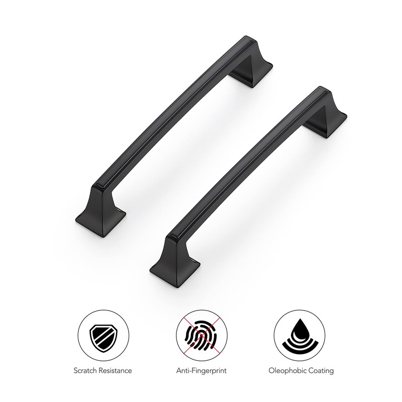 Ravinte 10 Pack Kitchen Cabinet Handles Drawer Pulls Matte Black