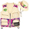 Safari Kidz Outdoor Explorer Kit - Pink Camouflage Cargo Vest