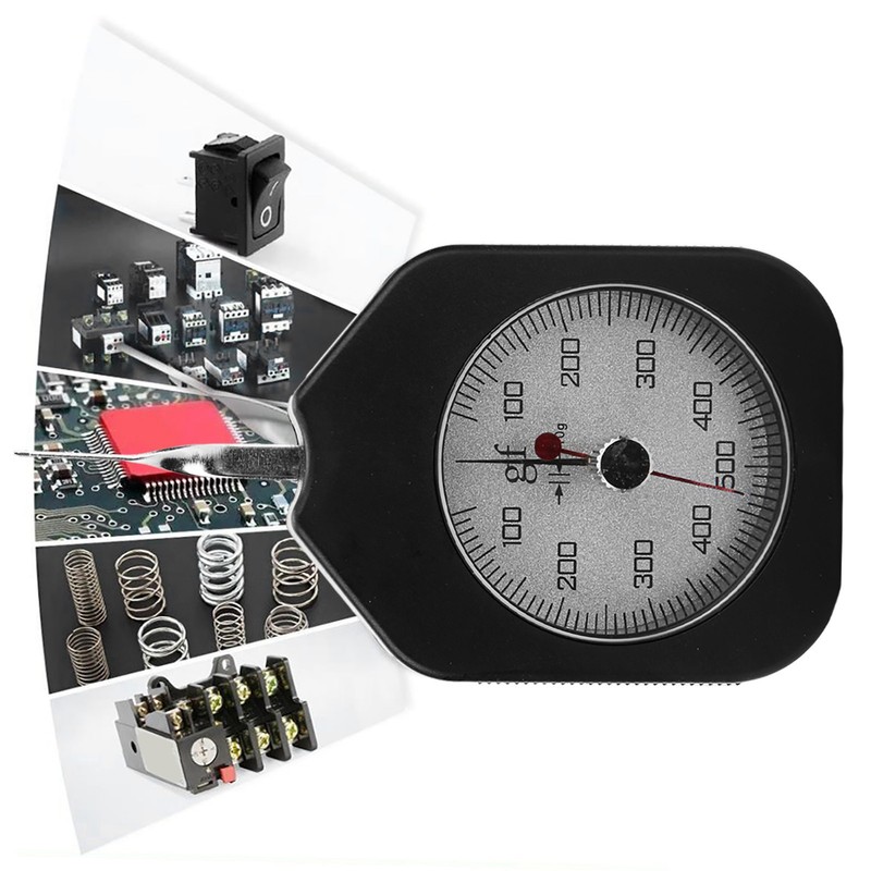 SEG-500-2 Dial Tension Gauge 500g Tensiometer Portable Force Meter with