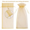 HRX Package 30pcs Organza Wine Bags, Sheer Mesh Bottle Gift