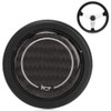50mm 2-Inch Carbon Fiber Horn Push Button Kit for 6