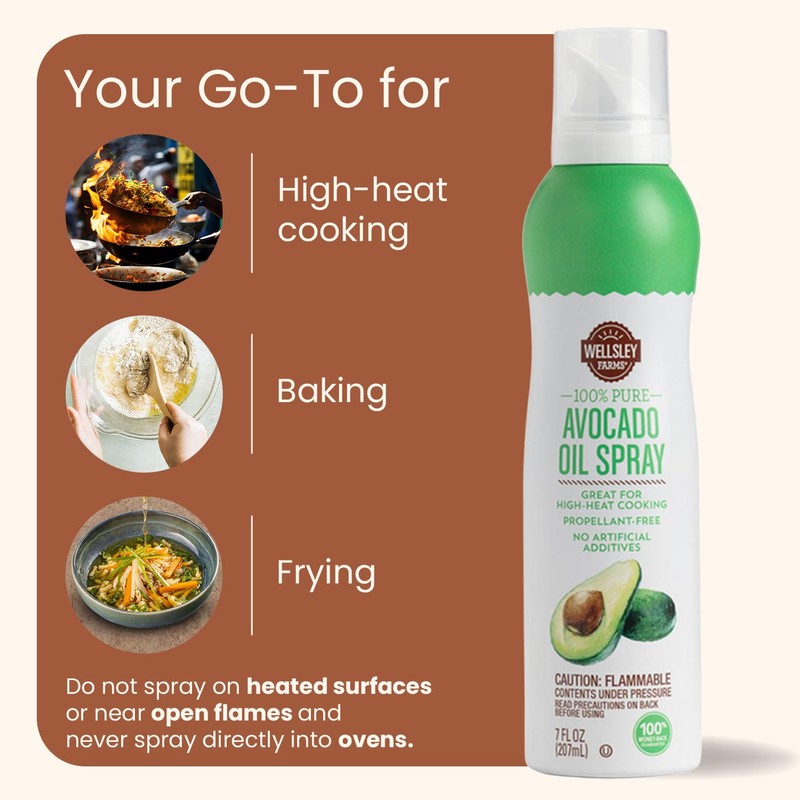 Wellsley Farms 100% Pure Avocado Oil Spray - Non Stick