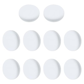 OLYCRAFT 10 Pcs White Button Covers for Jeans Suitable for 15mm Button TPU Buttons Cover Shirt Buttons Cover Aviod Shirt Holes for Jeans Sewing Kit Replacement for Shirts Jeans Cufflinks