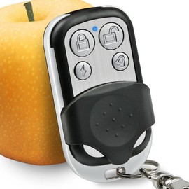 2 Piezas Llavero De Control Remoto Cloning Control Remoto InalÁMbrico Llavero 50-100 M Rango De Control Remoto Un Clic Antirrobo,Apto para Todos Puertas Luces Y Otros Productos De 433 MHz (negro)