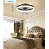 VOLISUN 13 inch Small Ceiling Fans with Lights and Remote,