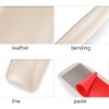 Car Leather Soft Leather Armrest Pillow Protective Pad, Universal Car