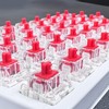 Fejwlvs Red Switch 3 Pin 50gf Pre-Lubricated,Dustproof Linear Switch,Suitable for