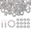 50pcs Large Hole Rhinestone European Beads 11mm Diamond Bead Sparkly