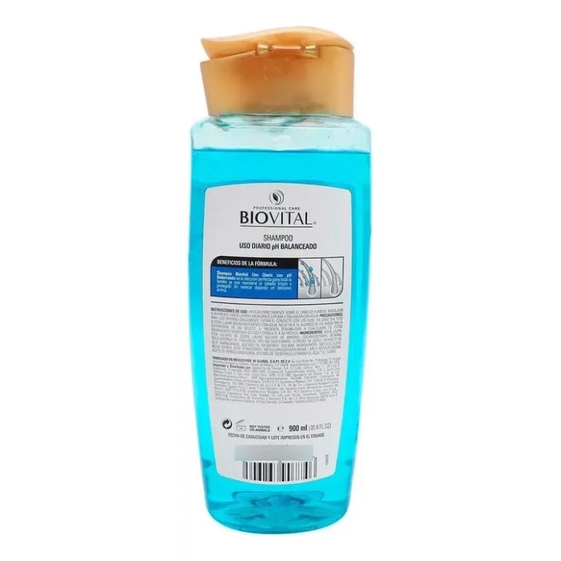 Shampoo Biovital Ph Balanceado Suavidad Y Brillo