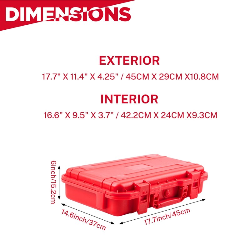 YDEPLVEO Hard Case for Milwaukee M12 Fuel Installation Drill/Driver Kit