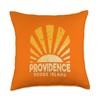 Providence RI - Sunny Providence Rhode Island Throw Pillow
