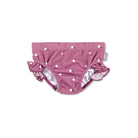 Sterntaler Swimming Trunks Flowers for Girls Made of Swimwear Fabric with Elastane - Baby Swimming Trunks with UV Protection 50+ - With Practical Cord for Width Adjustment - Purple, 98/104, purple