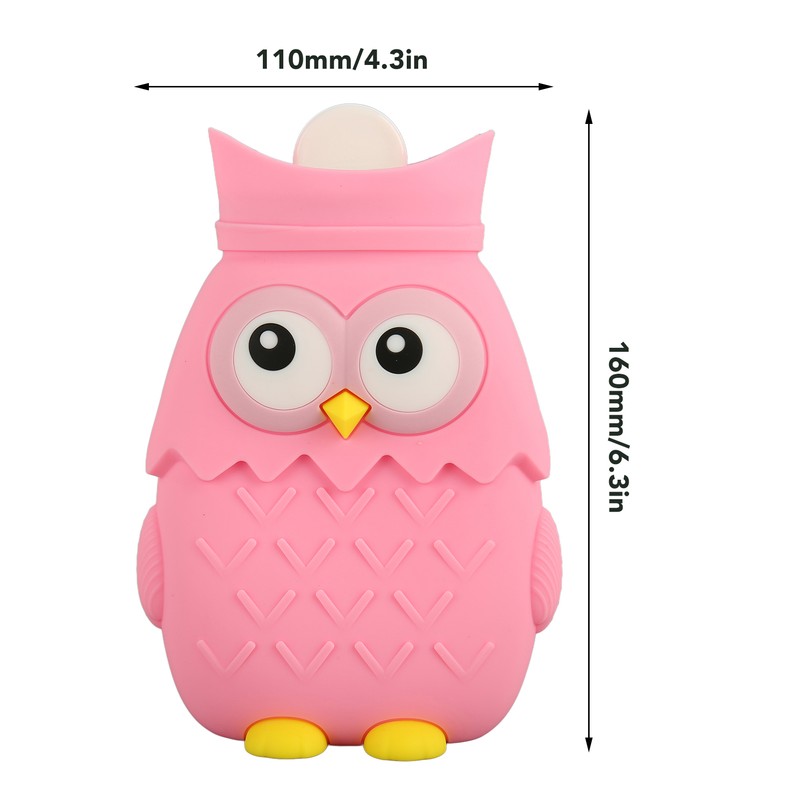 Hot Water Bottle Microwave Heating Silicone Cartoon Injection Hand Warmer