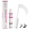 FADVAN Cluster Lash Glue Lash Bond Mascara Wand Clear/White Eyelash