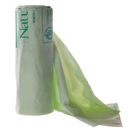 Eco-Products Compostable 48 Gallon Garbage Bags, Case of 100 Trash Bags, 5 Rolls, Plant Based PBAT & PLA, 42"x48", 1mil, Translucent Green, Renewable Resources, ASTM Compliant, BPI-Certified