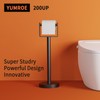 YUMORE Toilet Paper Holder Free Standing, Stainless Steel Toilet Paper