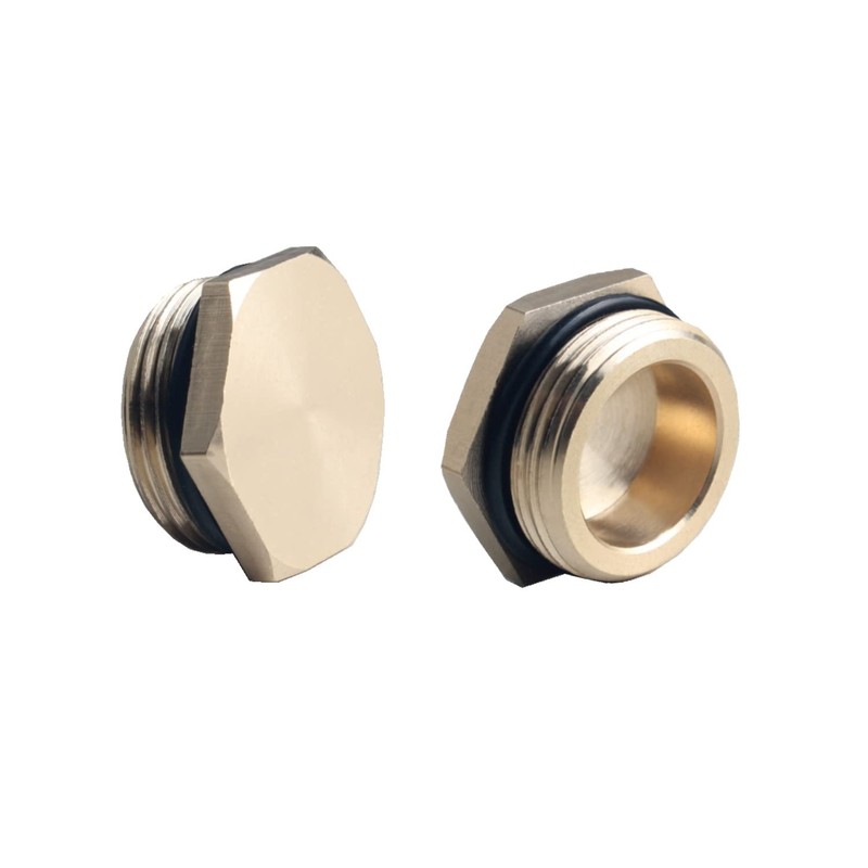 DEWHEL Brass 2pcs Push-Button Diverter Plug Replacement Part Compatible with