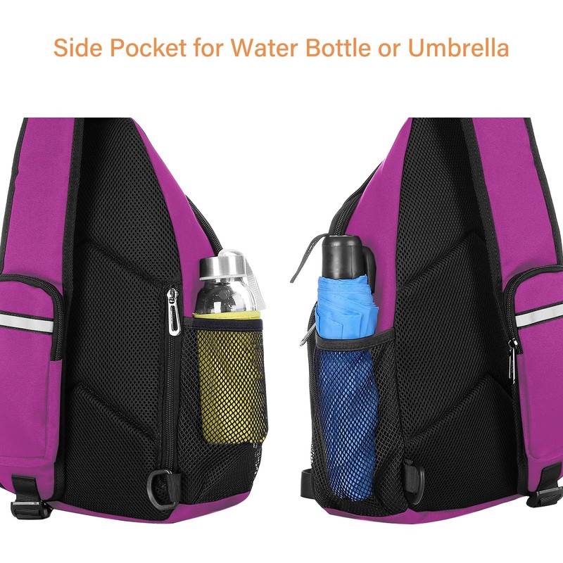 [MOSISO] ボディバッグ 斜めがけ ワンショルダー 軽量 撥水 胸バッグ 旅行 ハイキングデイパック チェスト