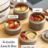 Stainless Steel Bento Box Adult Lunch Box, Portable Insulated Food