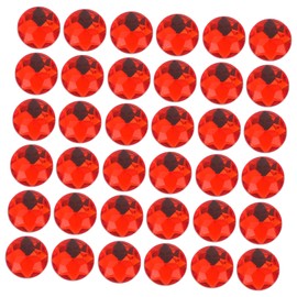 KONTONTY Flatback Round Acrylic Rhinestones 25mm for Craft Projects Costumes Decorations 100pcs