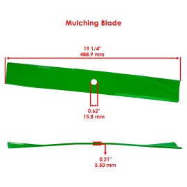 Caltric 14-7799 14-4889 79-1720 79-1720  26-0671 38" Deck Blade w/Bolt For Lawn-Boy Toro