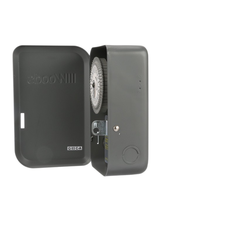 Woods 59101WD Indoor 24-Hour Heavy Duty Mechanical Time Switch; 120V/40A