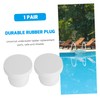 BESPORTBLE 1 Pair Pool Ladder Rubber Plug Durable Underwater Ladder
