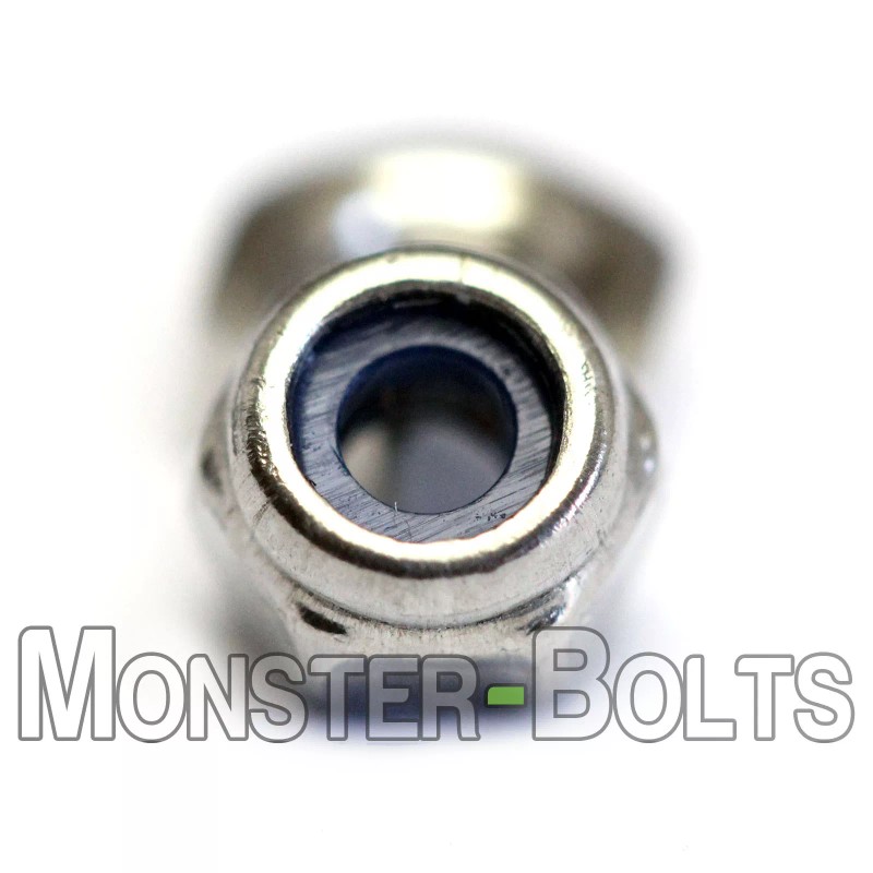 MonsterBolts (10) M2.5-0.45 / 2.5mm - Nylon Insert Hex Lock