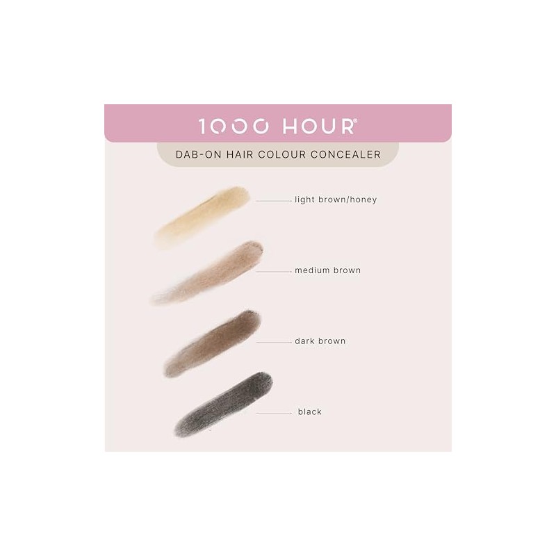 1000 HOUR Dab-On Hair Colour Concealer, Dark Brown
