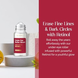 Suero para ojos con retinol y vitamina B5: reduce las ojeras, la hinchazón y las líneas finas; antienvejecimiento, probado por dermatólogos; cuidado d