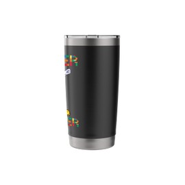 Dabbing Blocks Bricks Building Kids Boys Fun Master Builder Stainless Steel Insulated Tumbler