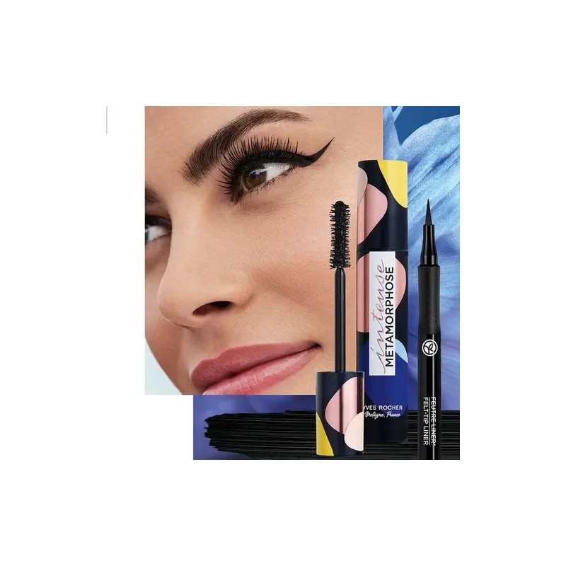 Mascara Para Pestañas Metamorfosis Waterproof Yves Rocher Color Negro