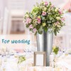 Tatuo 6 Pcs Flower Buckets 18.11'' Galvanized Flower Buckets for