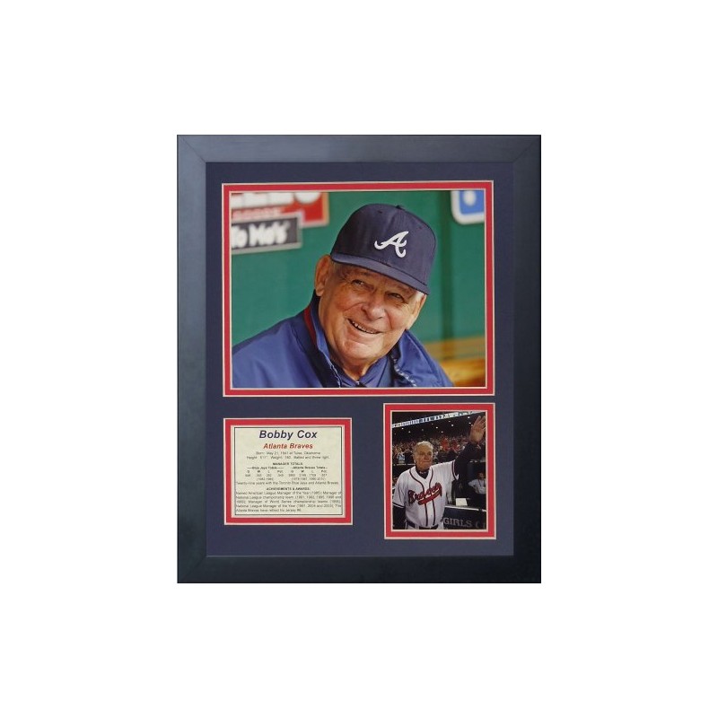 Legends Never Die "Bobby Cox Framed Photo Collage, 11 x