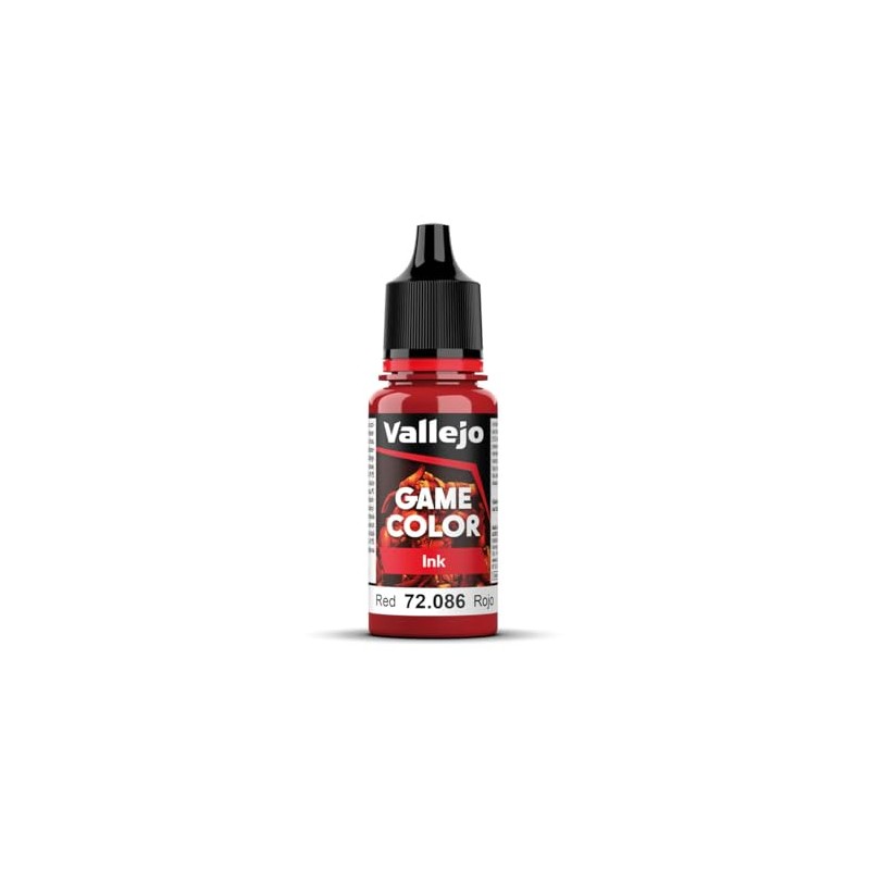 Vallejo Game Ink 17 ml Acrylic Paint - Inky Red
