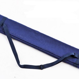 QIUPFGUT Fishing Rod Bag with Shoulder Strap, Rod Case, Fishing Case, Large Capacity Fishing Bag, Canvas, Long Fishing Bag, blue, Unisex